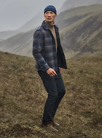 Surchemise à grands carreaux