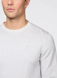 Chandail uni à col rond