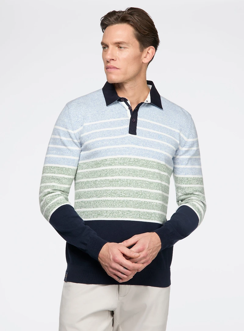 Chandail polo à rayures