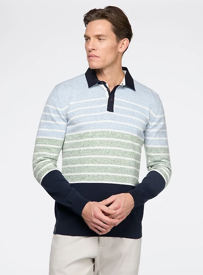 Chandail polo à rayures