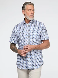 Turtle Print Short Sleeve Shirt