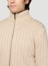 Fleece-Lined Cardigan