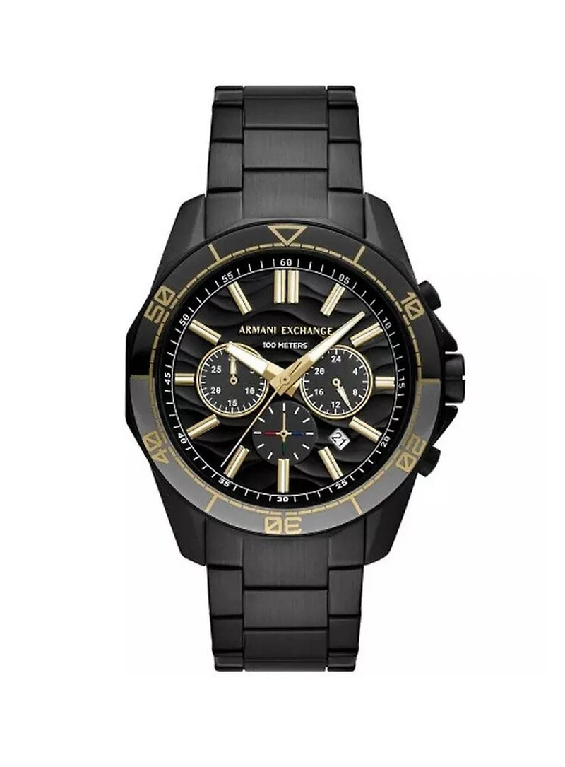 Montre chronographe noire