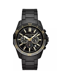 Montre chronographe noire