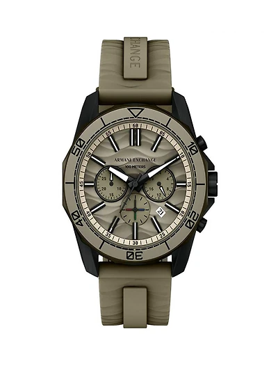 Montre en silicone gris