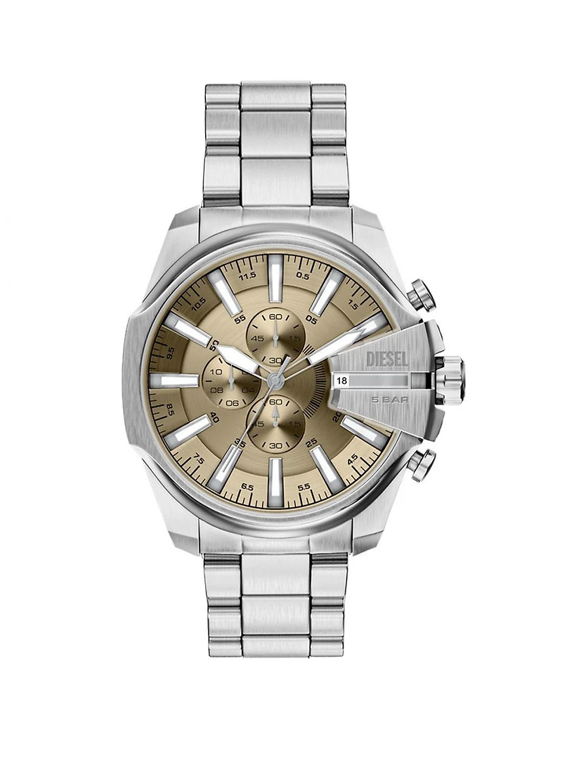 'Mega Chief' Gold Dial Watch