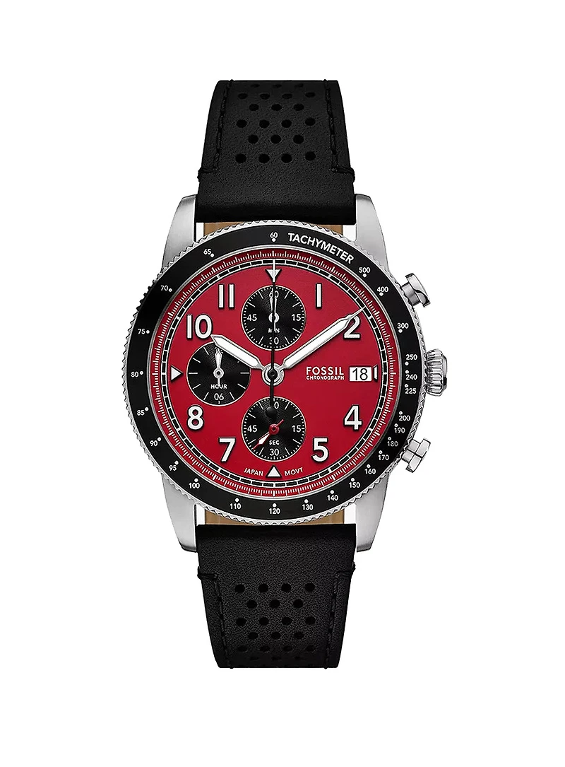 Montre rouge chronographe 'Sport Tourer'