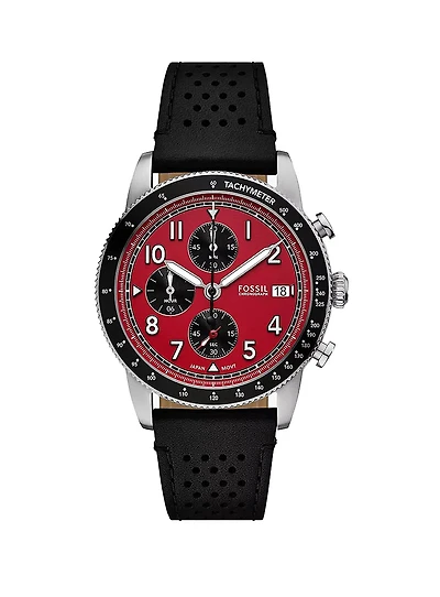 Montre rouge chronographe 'Sport Tourer'