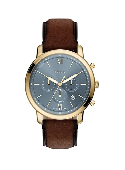 Montre chronographe brune 'Neutra'