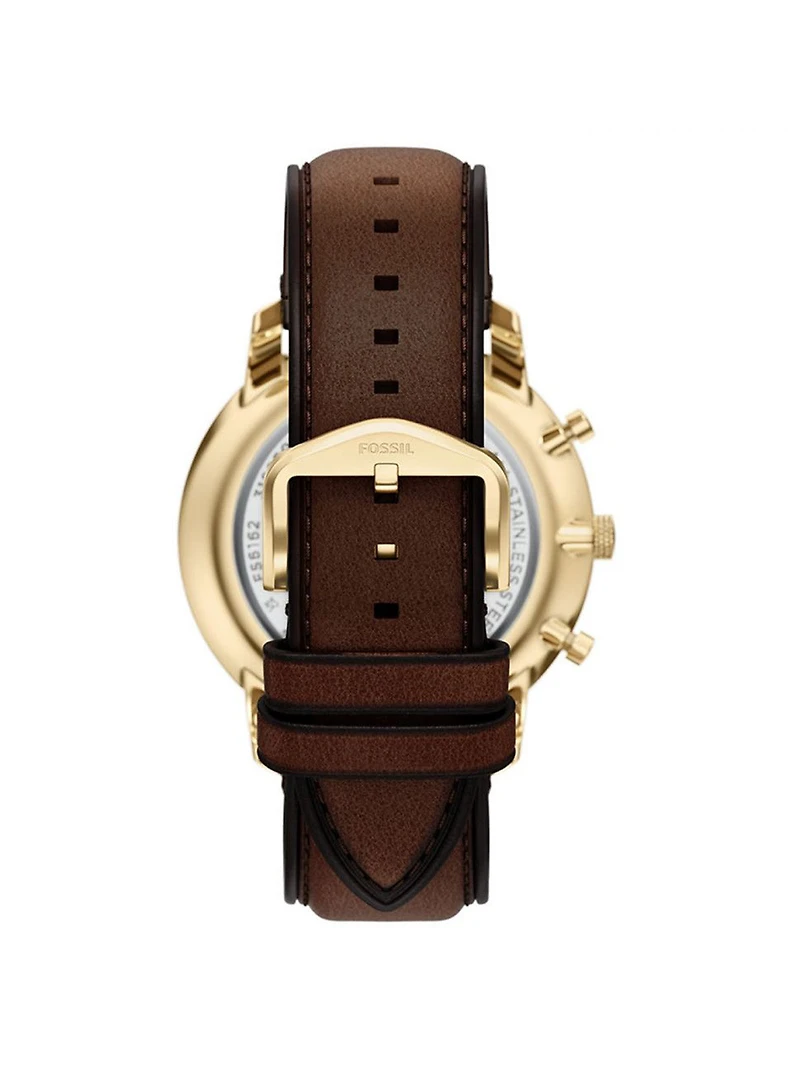 Montre chronographe brune 'Neutra'