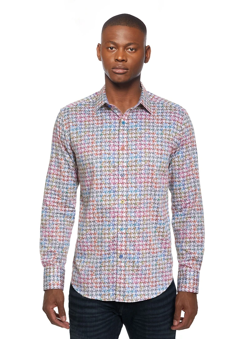 Chemise 'Seven Hills' imprimé abstrait