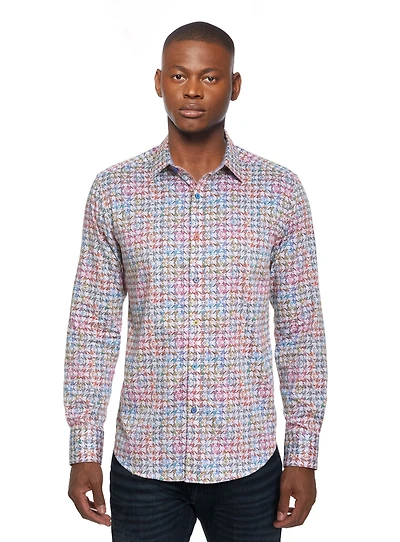 Chemise 'Seven Hills' imprimé abstrait