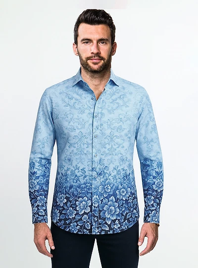 Chemise 'Fondsworth' à imprimé floral