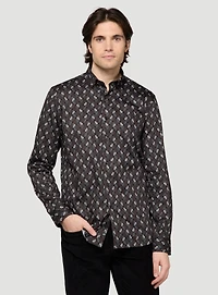 Chemise à motif de vagues