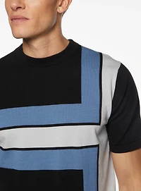 Asymmetrical Striped T-Shirt