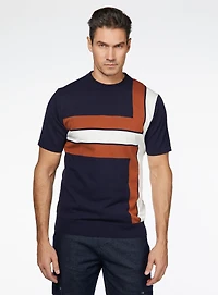 Asymmetrical Striped T-Shirt