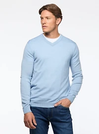 Merino Wool V-Neck Sweater