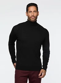 Chandail torsadé en laine mérinos