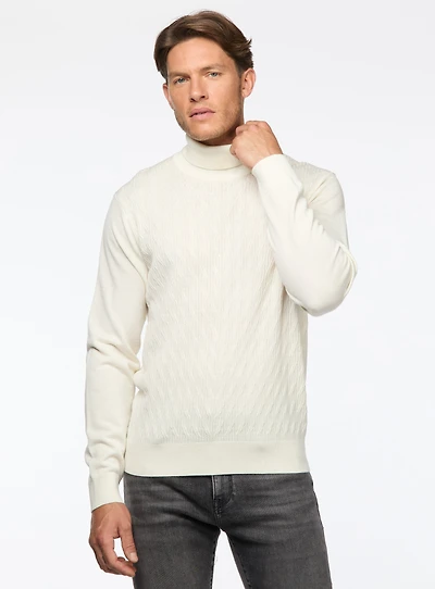 Merino Wool Cable Knit Sweater