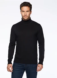 Merino Wool Turtleneck Sweater