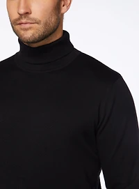 Merino Wool Turtleneck Sweater