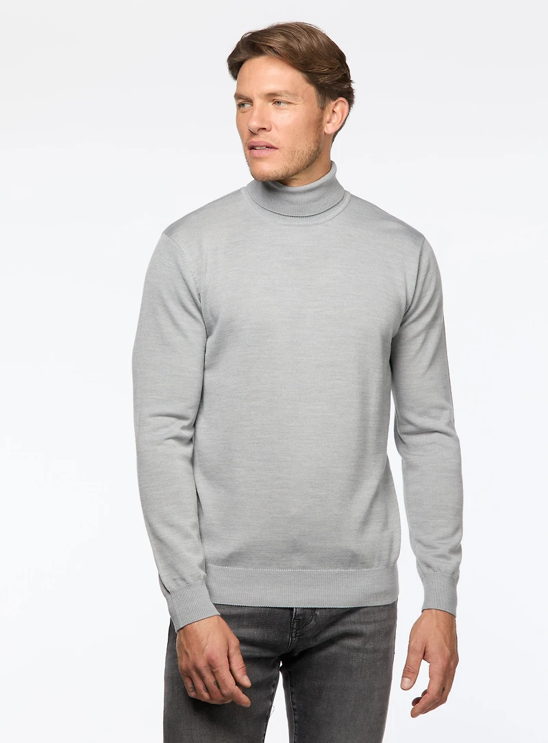 Merino Wool Turtleneck Sweater