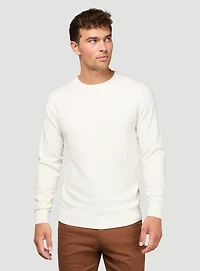 Sweater with Textured Front