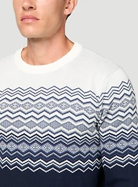 Fair Isle Crew Neck Sweater