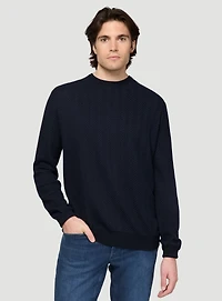 Textured Chevron Knit Sweater