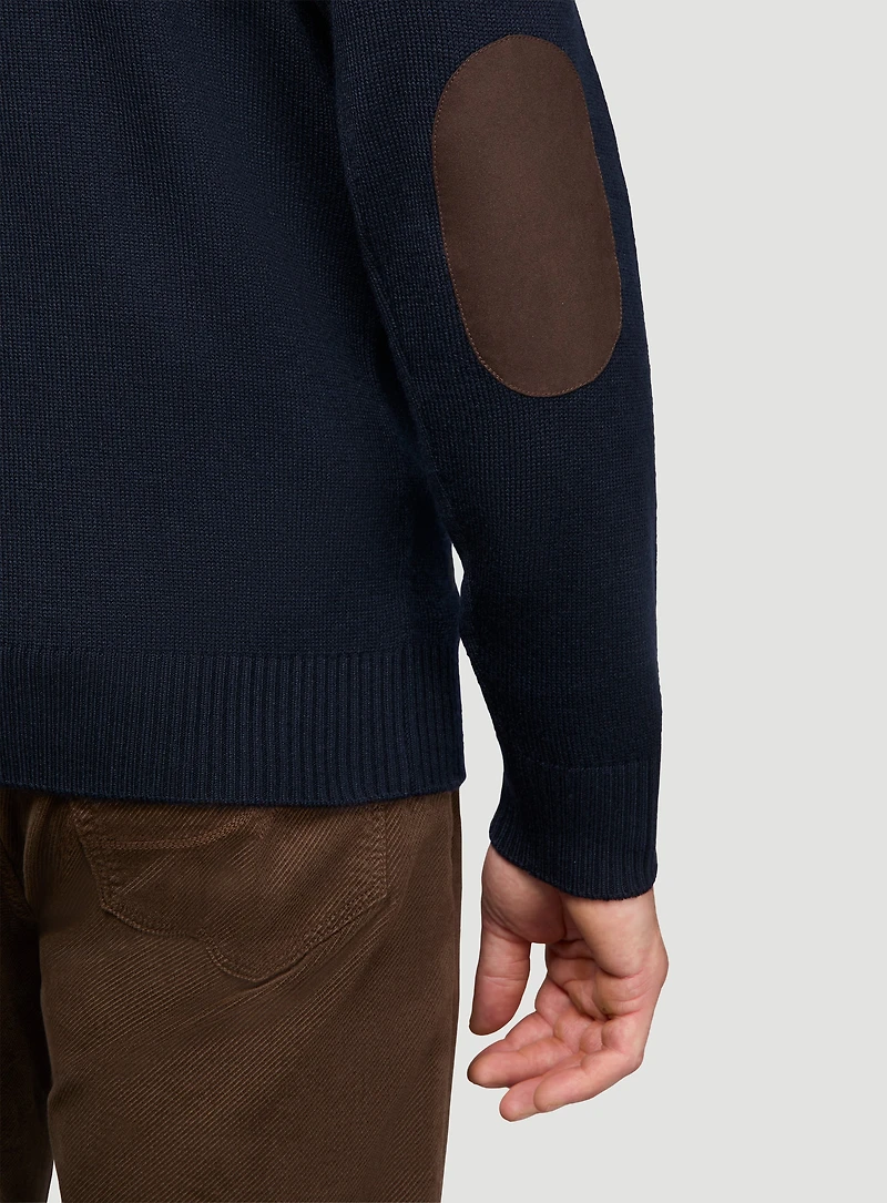 Sweater with Elbow Details