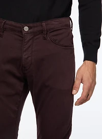 Jeans en sergé bourgogne 'Cool'