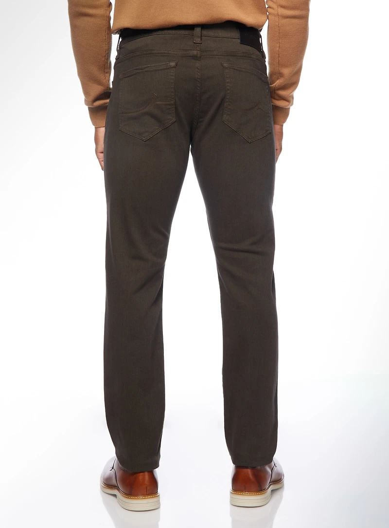 Green Diagonal 'Cool' Jeans