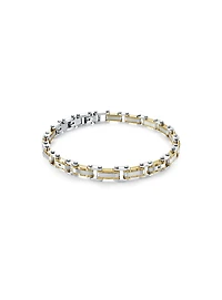 Bracelet argent et doré