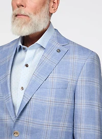 Veston bleu à carreaux 'Conway'