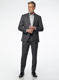 Complet 'Esprit' gris hachuré
