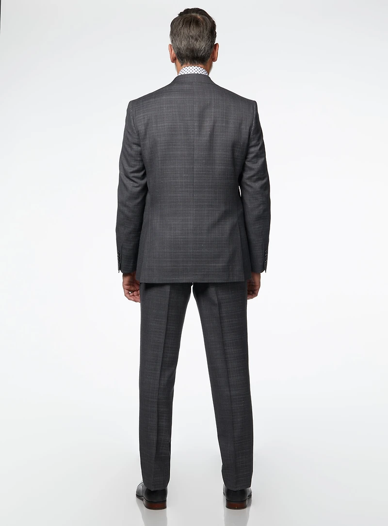 Complet 'Esprit' gris hachuré