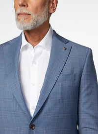 Complet 'Esprit' bleu à carreaux