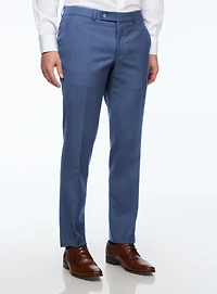 Pantalon habillé à faux uni