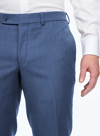 Pantalon habillé à faux uni