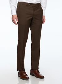 Pantalon habillé à faux uni