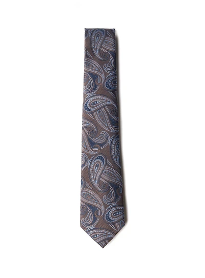 Cravate à motif paisley
