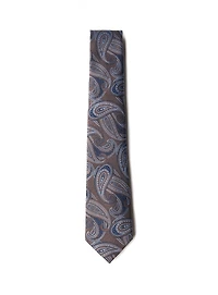 Cravate à motif paisley