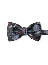 Blue Flower Bow Tie