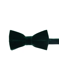 Green Velvet Bow Tie