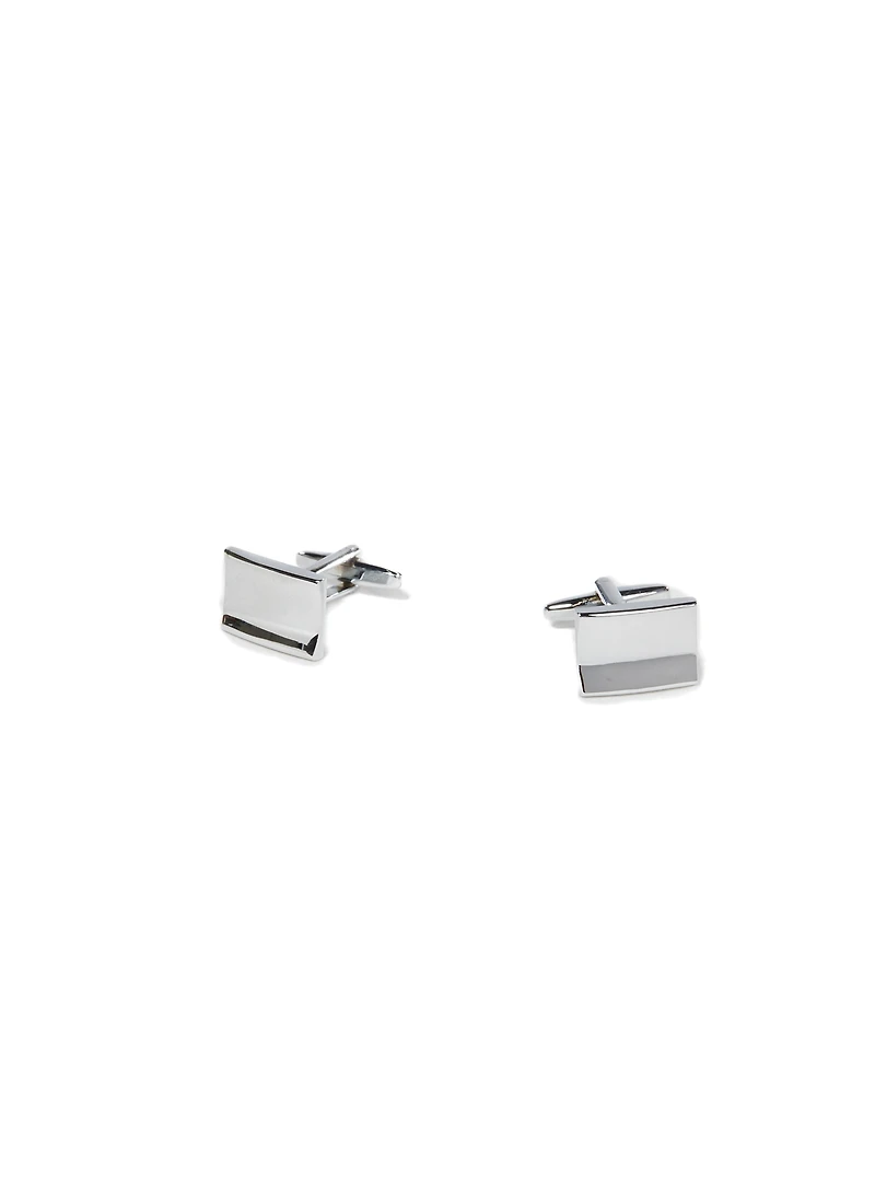 Curved Rectangle Cufflinks