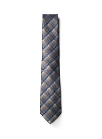 Cravate à motif de carrés
