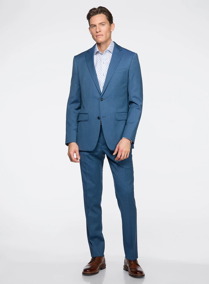 Solid Blue Suit