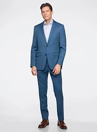 Solid Blue Suit