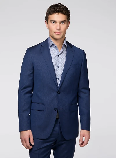 Royal Blue Micro Textured Suit