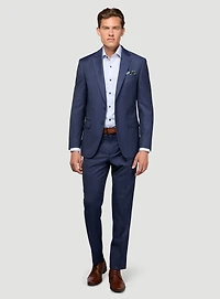 Navy Striped Suit